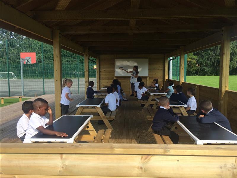 Gable-End Outdoor Classroom Options